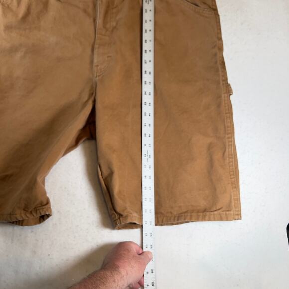 Dickies Canvas Carpenter Shorts Mens 42W Relaxed Fit Tough As Nails 100% Cotton - Picture 8 of 12